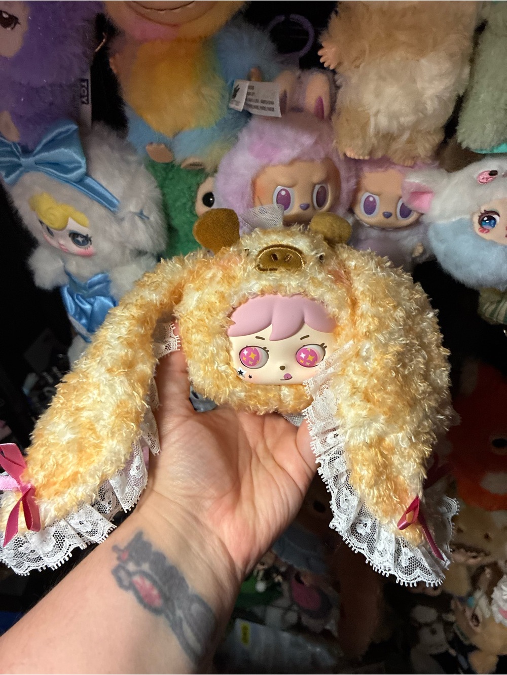 MILLAI Earphone Bag Plush Pendant